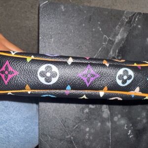 Louis Vuitton Black Multicolor Pochette Original Mint condition